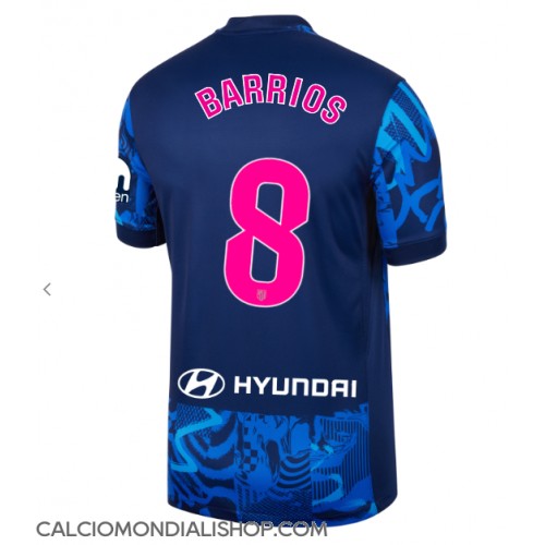 Maglie da calcio Atletico Madrid Pablo Barrios #8 Terza Maglia 2024-25 Manica Corta